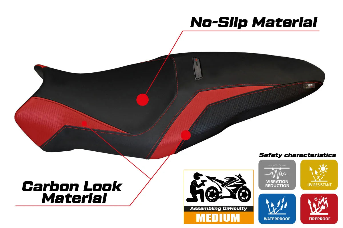 Yhteensopiva istuinpäällinen - Ducati Monster 1200 R 2016 - 2019 - mod Toledo 3