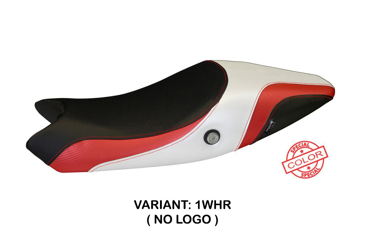 Yhteensopiva istuinpäällinen - Ducati Monster 696 / 796 2008 - 2014 - mod-logot erikoisvärillä