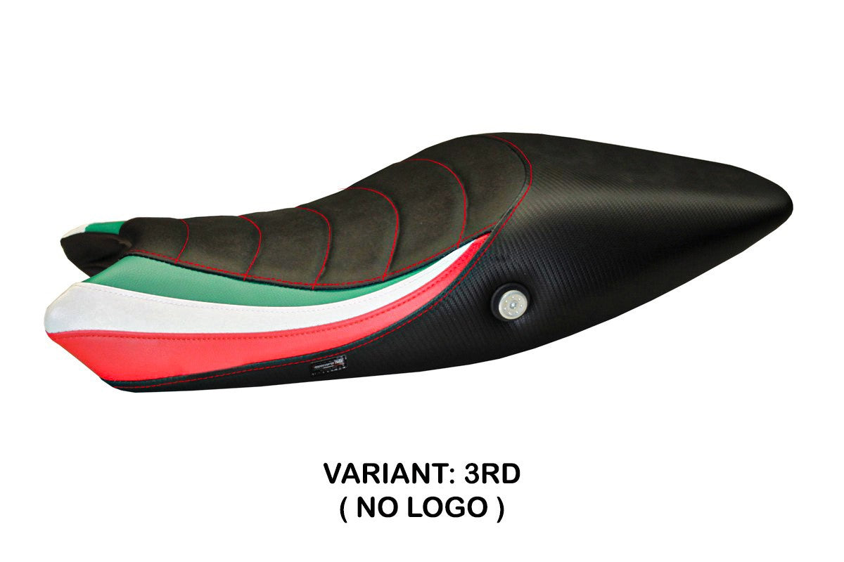 Yhteensopiva istuinpäällinen - Ducati Monster 696/796 2008-2014 - mod Tricolat Total Black