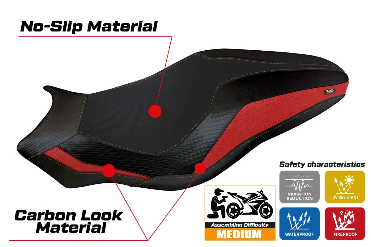 Yhteensopiva istuinpäällinen - Ducati Monster 797 2017-2020 - mod Lipsia 3