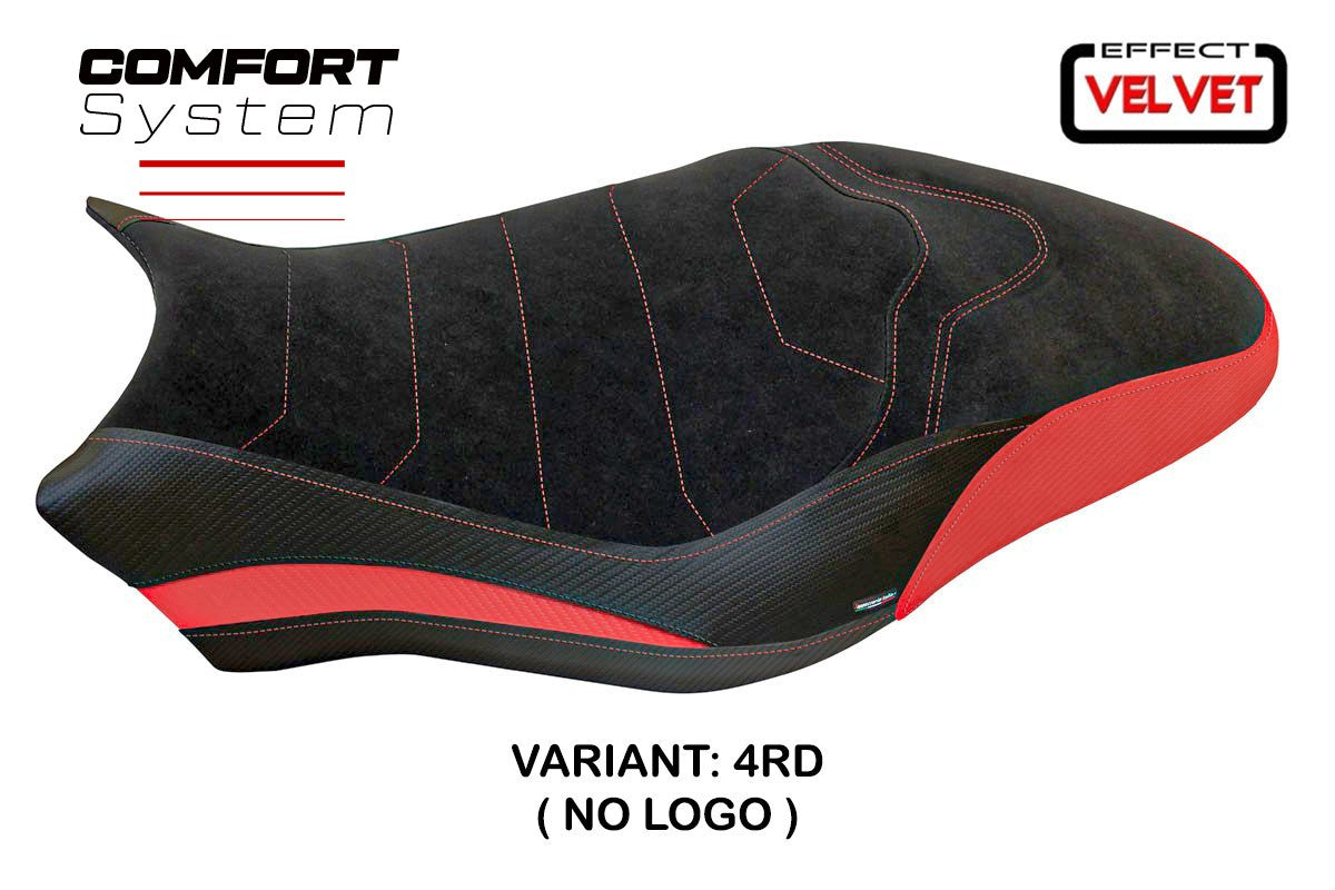 Yhteensopiva istuinpäällinen - Ducati Monster 797 2017-2020 - mod Ovada 1 Velvet Comfort System