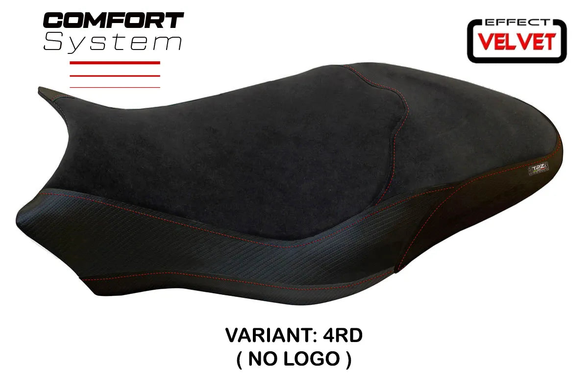 Yhteensopiva istuinpäällinen - Ducati Monster 797 2017-2020 - mod Ovada 2 Velvet Comfort System