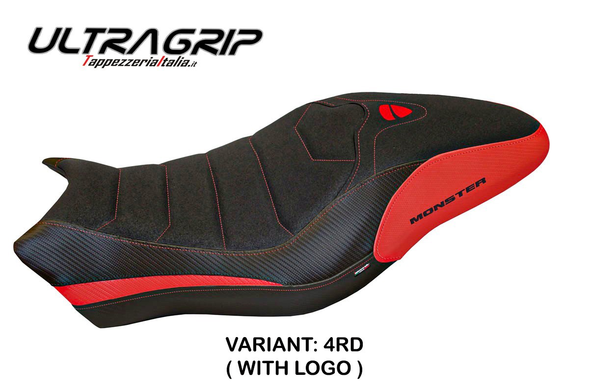 Yhteensopiva istuinpäällinen - Ducati Monster 797 2017-2020 - mod Piombino 1 Ultragrip