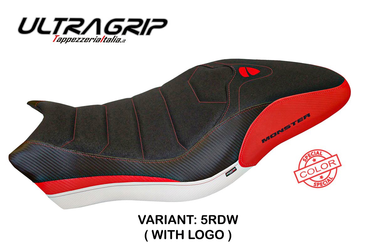 Yhteensopiva istuinpäällinen - Ducati Monster 797 2017-2020 - mod Piombino Special Color Ultragrip