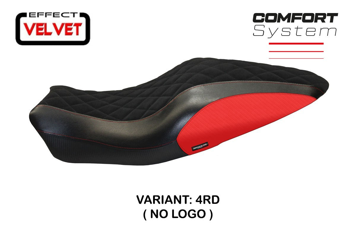 Yhteensopiva istuinpäällinen - Ducati Monster 821 / 1200 2014-2016 - mod Andorra Velvet Comfort System