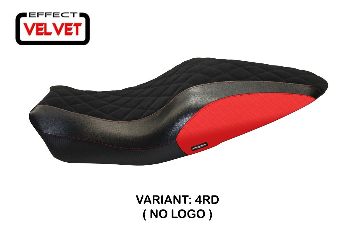 Yhteensopiva istuinpäällinen - Ducati Monster 821 / 1200 2014-2016 - mod Andorra Velvet