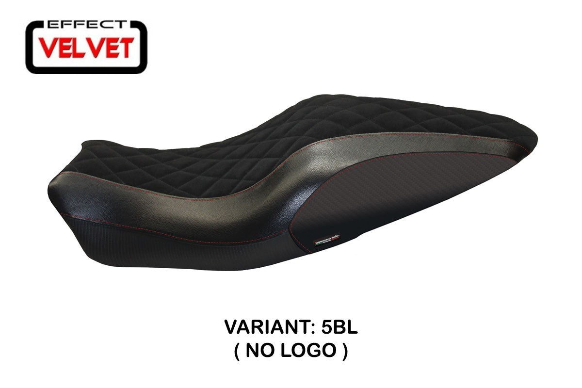 Yhteensopiva istuinpäällinen - Ducati Monster 821 / 1200 2014-2016 - mod Andorra Velvet