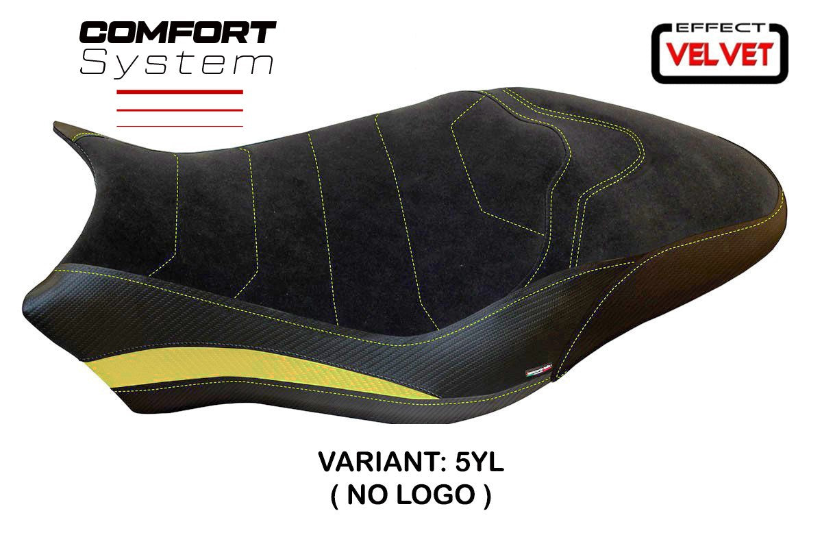 Yhteensopiva istuinpäällinen - Ducati Monster 821 / 1200 2017 - 2020 - mod Ovada 2 Velvet Comfort System