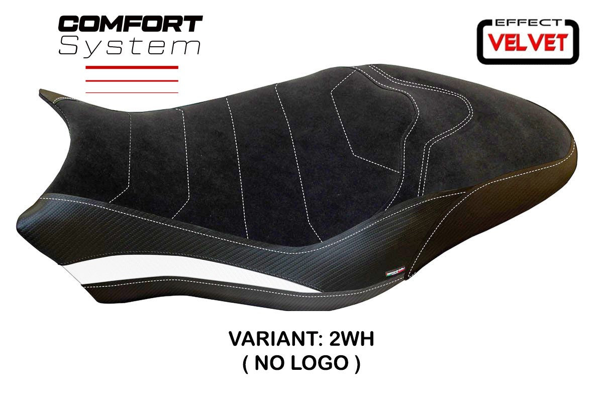 Yhteensopiva istuinpäällinen - Ducati Monster 821 / 1200 2017 - 2020 - mod Ovada 2 Velvet Comfort System