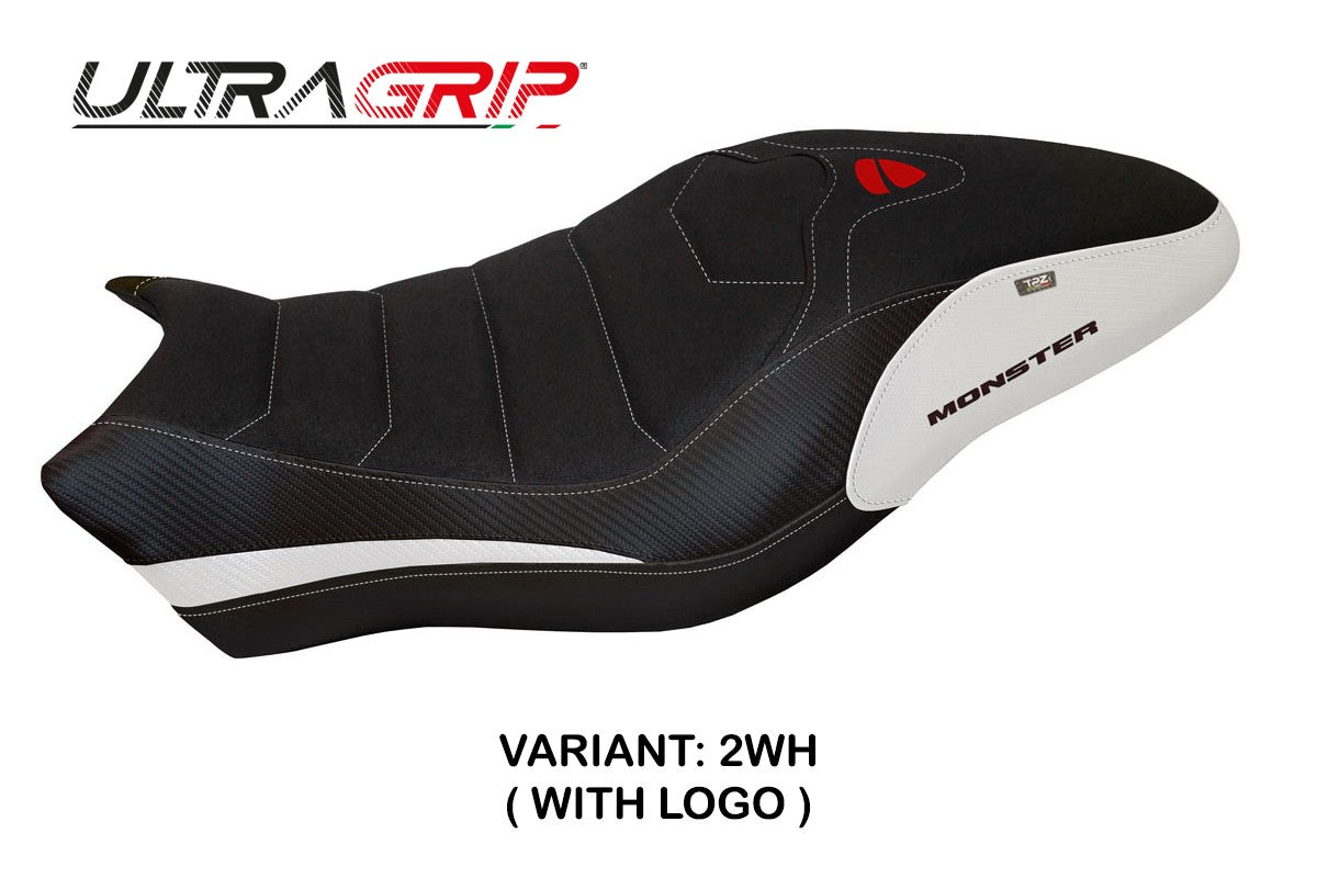 Yhteensopiva istuinpäällinen - Ducati Monster 821 / 1200 2017 - 2020 - mod Piombino 1 Ultragrip