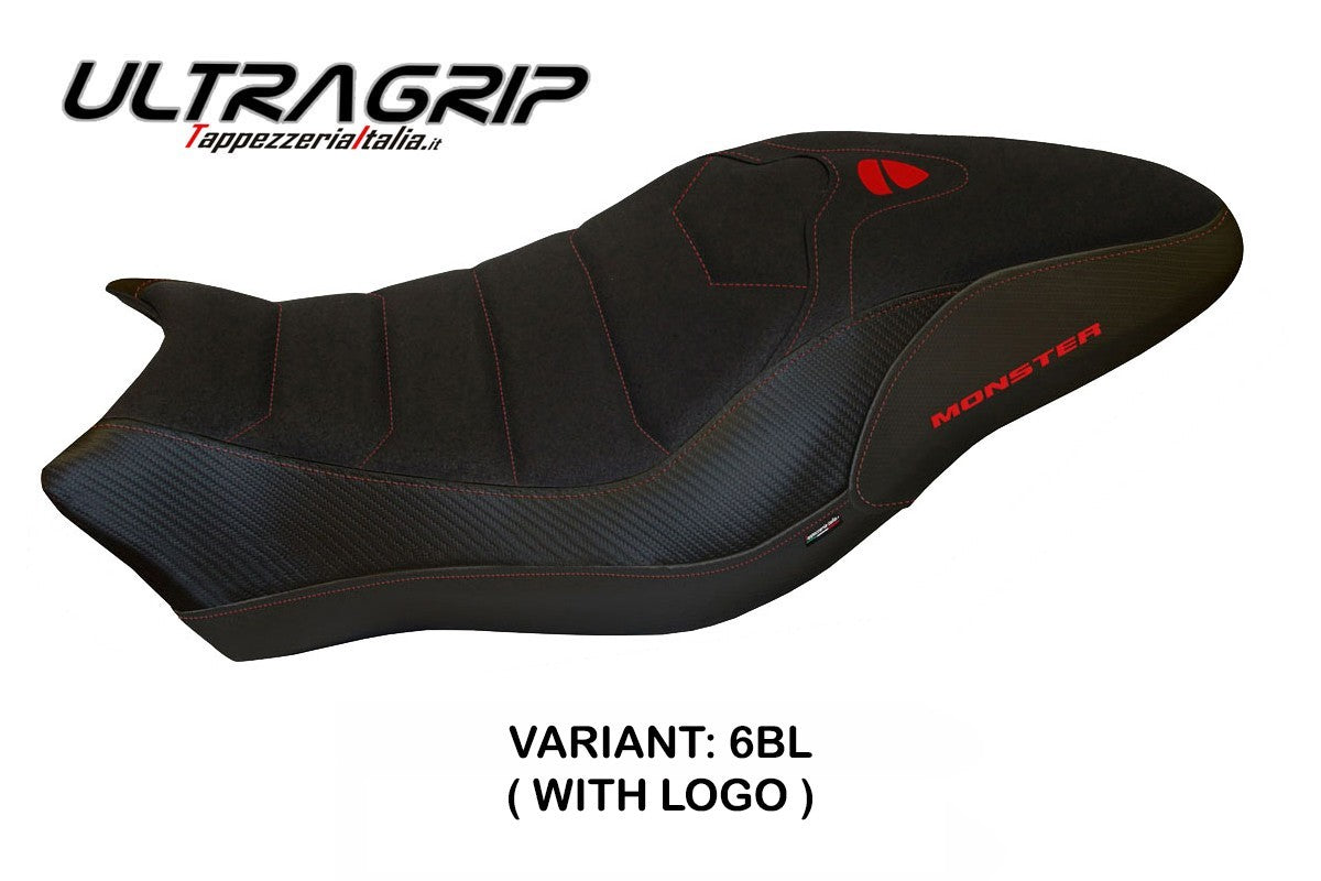 Yhteensopiva istuinpäällinen - Ducati Monster 821 / 1200 2017 - 2020 - mod Piombino 2 Ultragrip