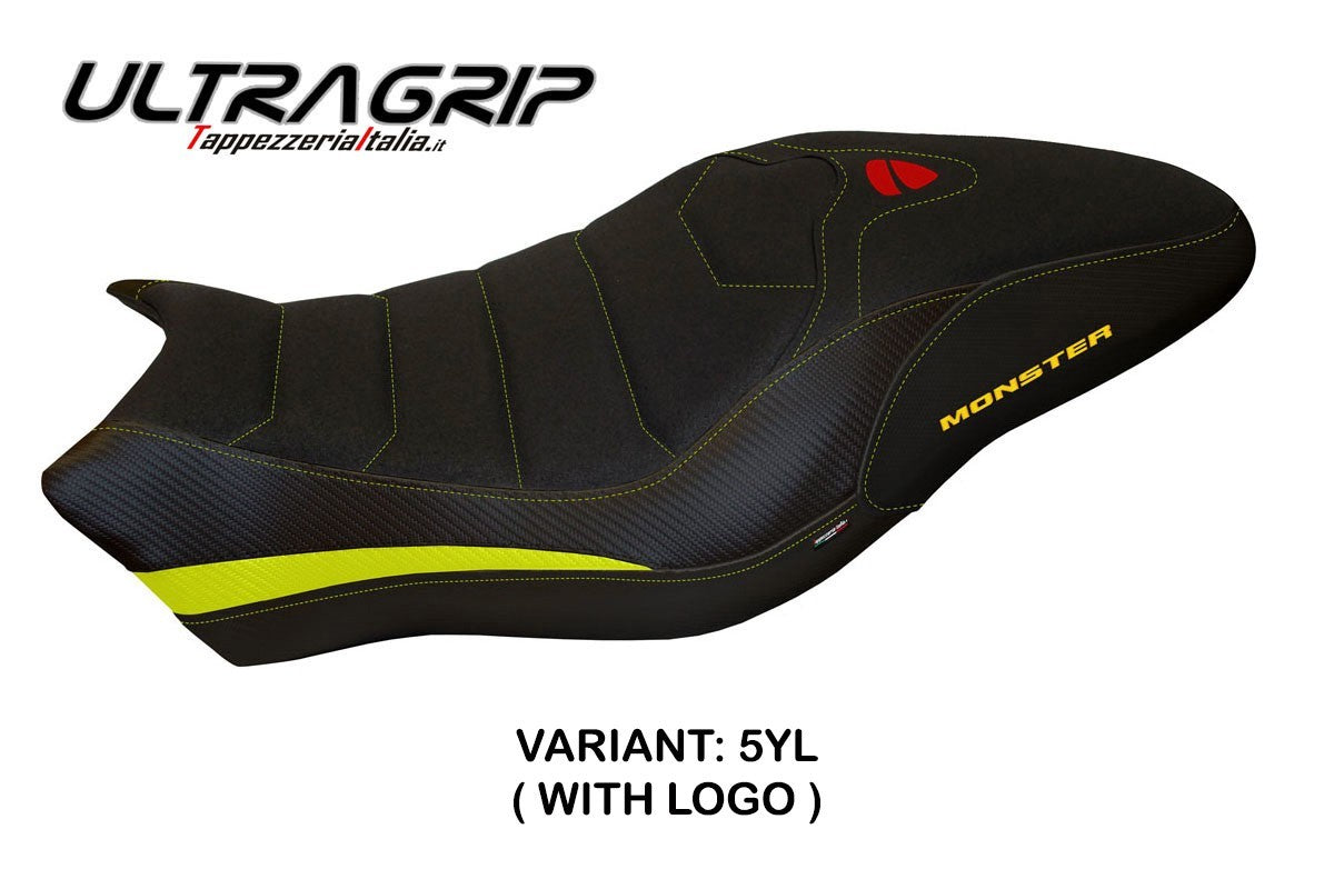 Yhteensopiva istuinpäällinen - Ducati Monster 821 / 1200 2017 - 2020 - mod Piombino 2 Ultragrip