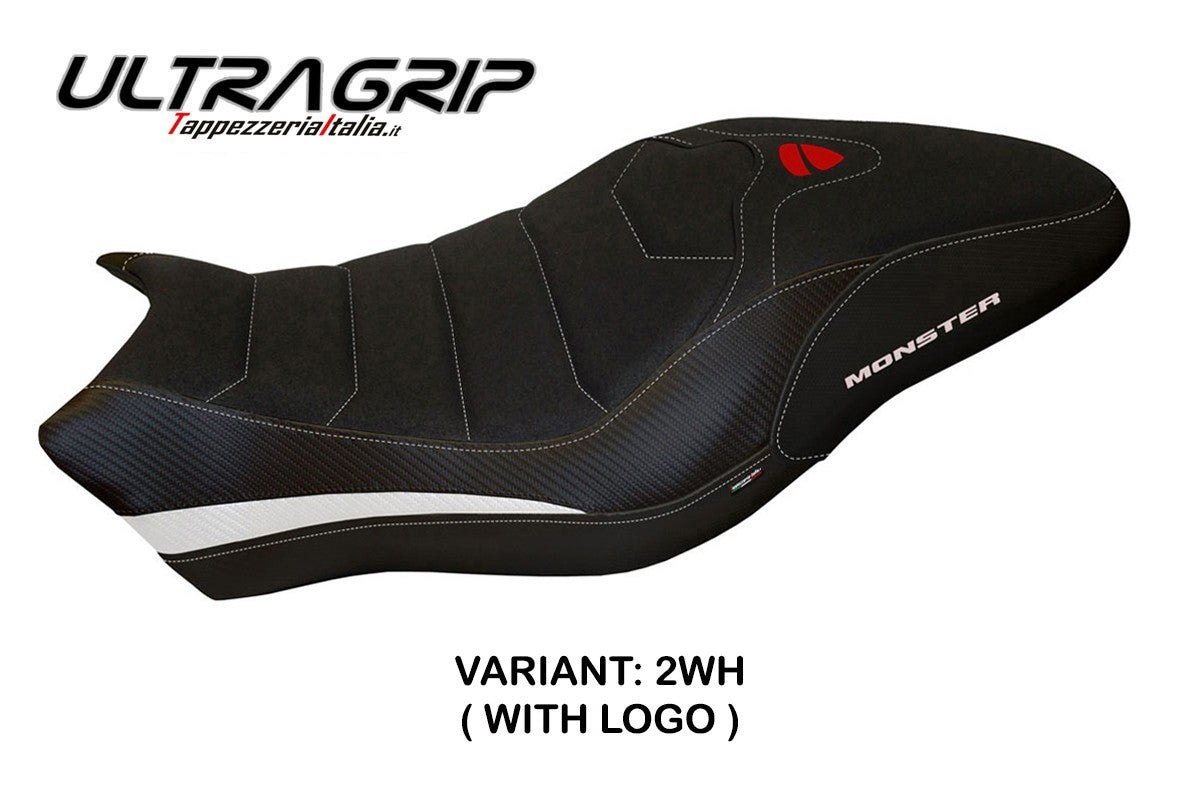 Yhteensopiva istuinpäällinen - Ducati Monster 821 / 1200 2017 - 2020 - mod Piombino 2 Ultragrip