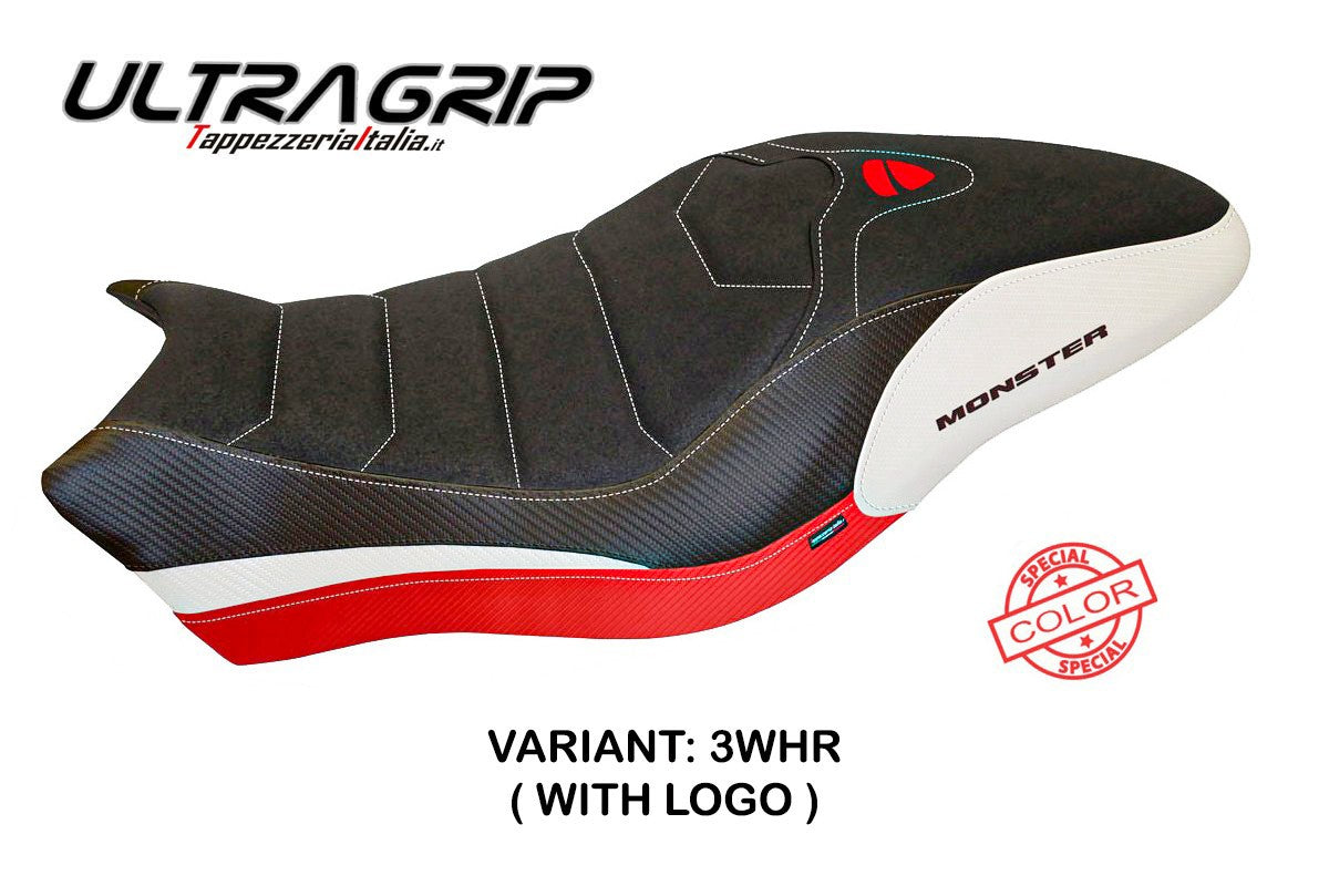 Yhteensopiva istuinpäällinen - Ducati Monster 821 / 1200 2017 - 2020 - mod Piombino Special Color Ultragrip