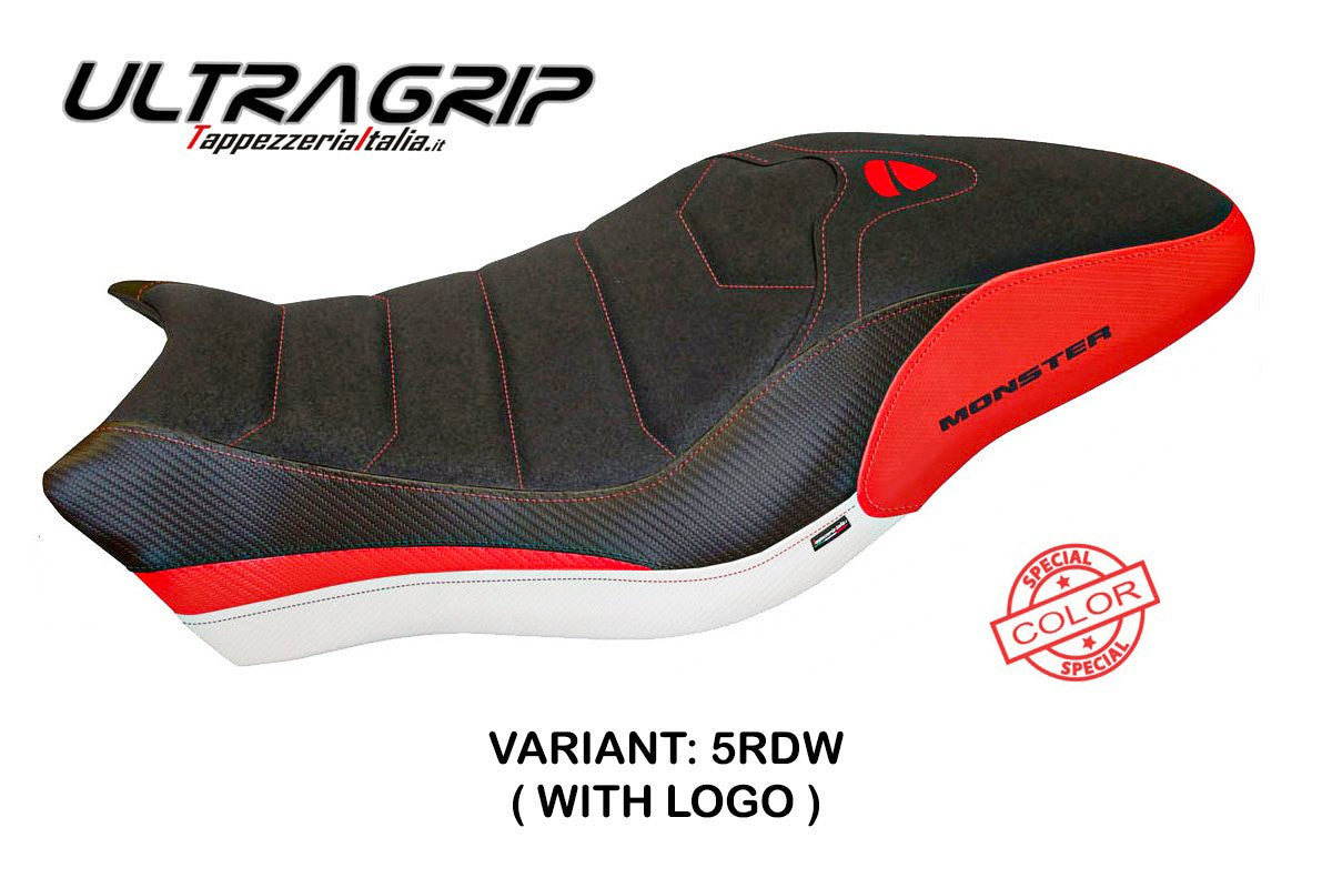 Yhteensopiva istuinpäällinen - Ducati Monster 821 / 1200 2017 - 2020 - mod Piombino Special Color Ultragrip