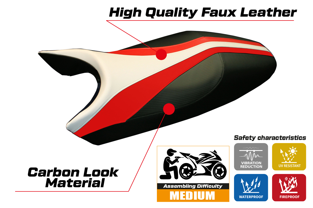 Istuinpäällinen yhteensopiva - Ducati Monster 1994 - 2007 - mod Freccia