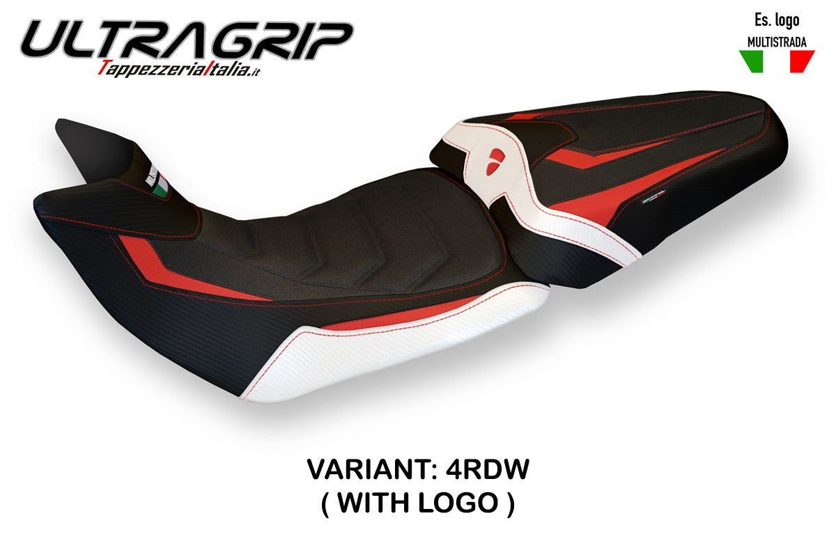 Yhteensopiva istuinpäällinen - Ducati Multistrada 1200 / 1260 2015 - 2020 - Bobbio Special Color Ultragrip -modifikaatio