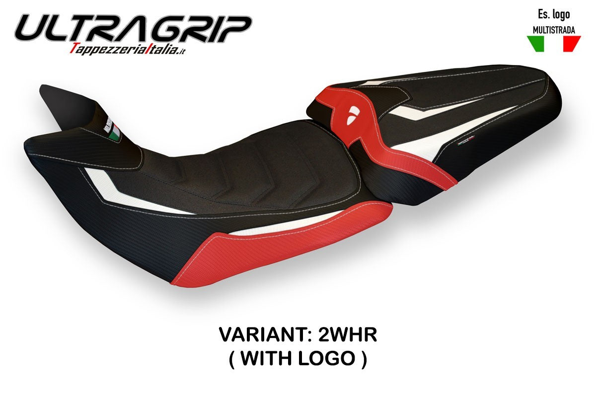 Yhteensopiva istuinpäällinen - Ducati Multistrada 1200 / 1260 2015 - 2020 - Bobbio Special Color Ultragrip -modifikaatio