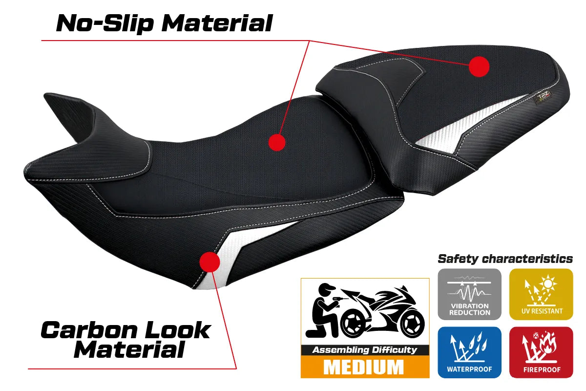 Yhteensopiva istuinpäällinen - Ducati Multistrada 1200 / 1260 2015 - 2020 - mod Jazan