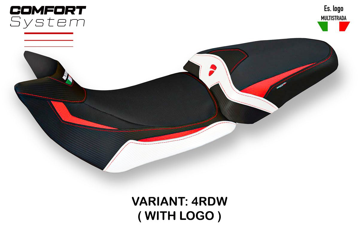 Yhteensopiva istuinpäällinen - Ducati Multistrada 1200 / 1260 2015 - 2020 - mod Patna Special Color Comfort System