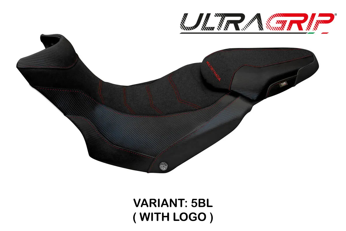 Istuinpäällinen yhteensopiva - Ducati Multistrada 1200 / 1260 Enduro 2016 - 2021 - mod Lux ??2 Ultragrip