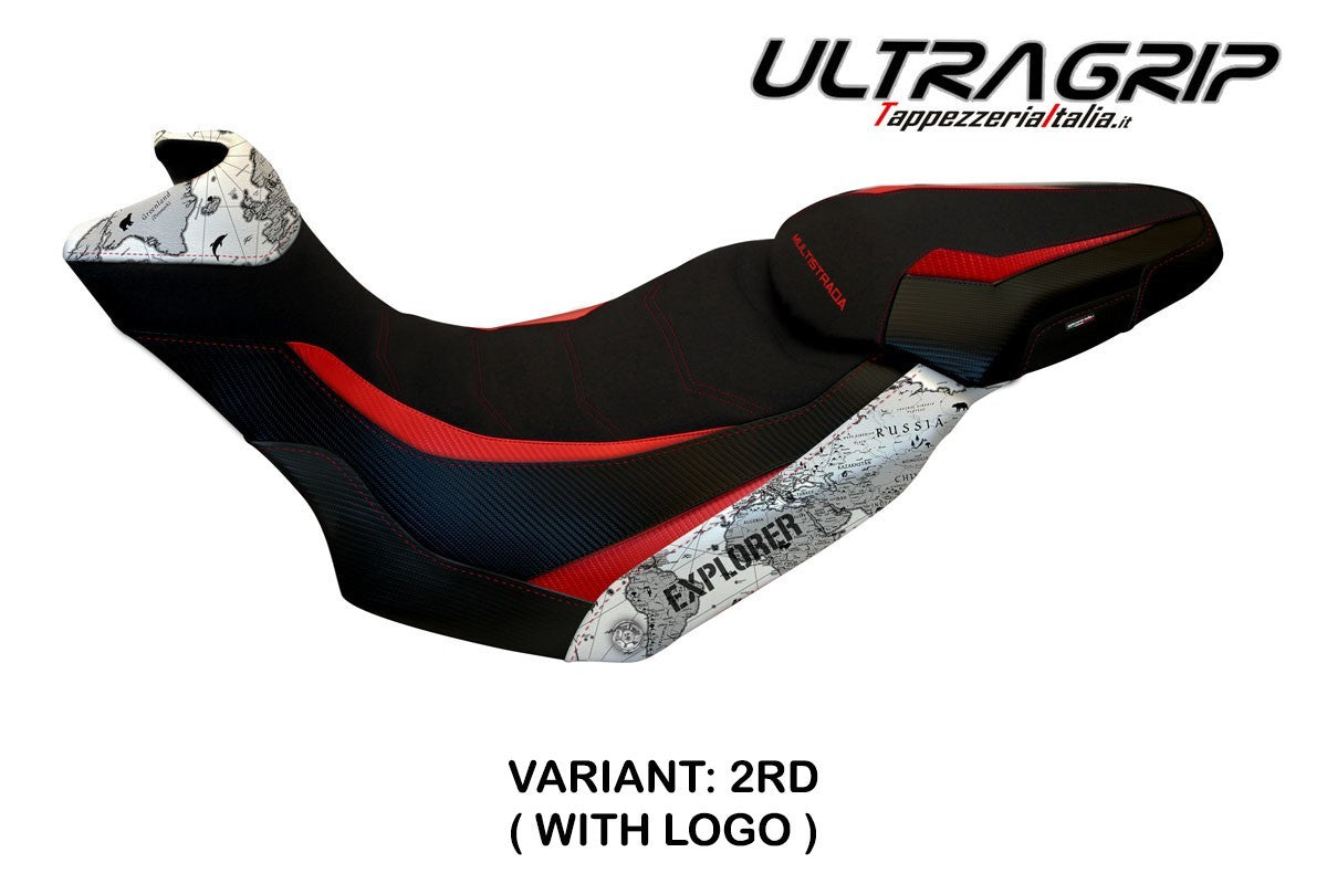 Yhteensopiva istuinpäällinen - Ducati Multistrada 1200 / 1260 Enduro 2016 - 2021 - mod Lux ??Mps Ultragrip