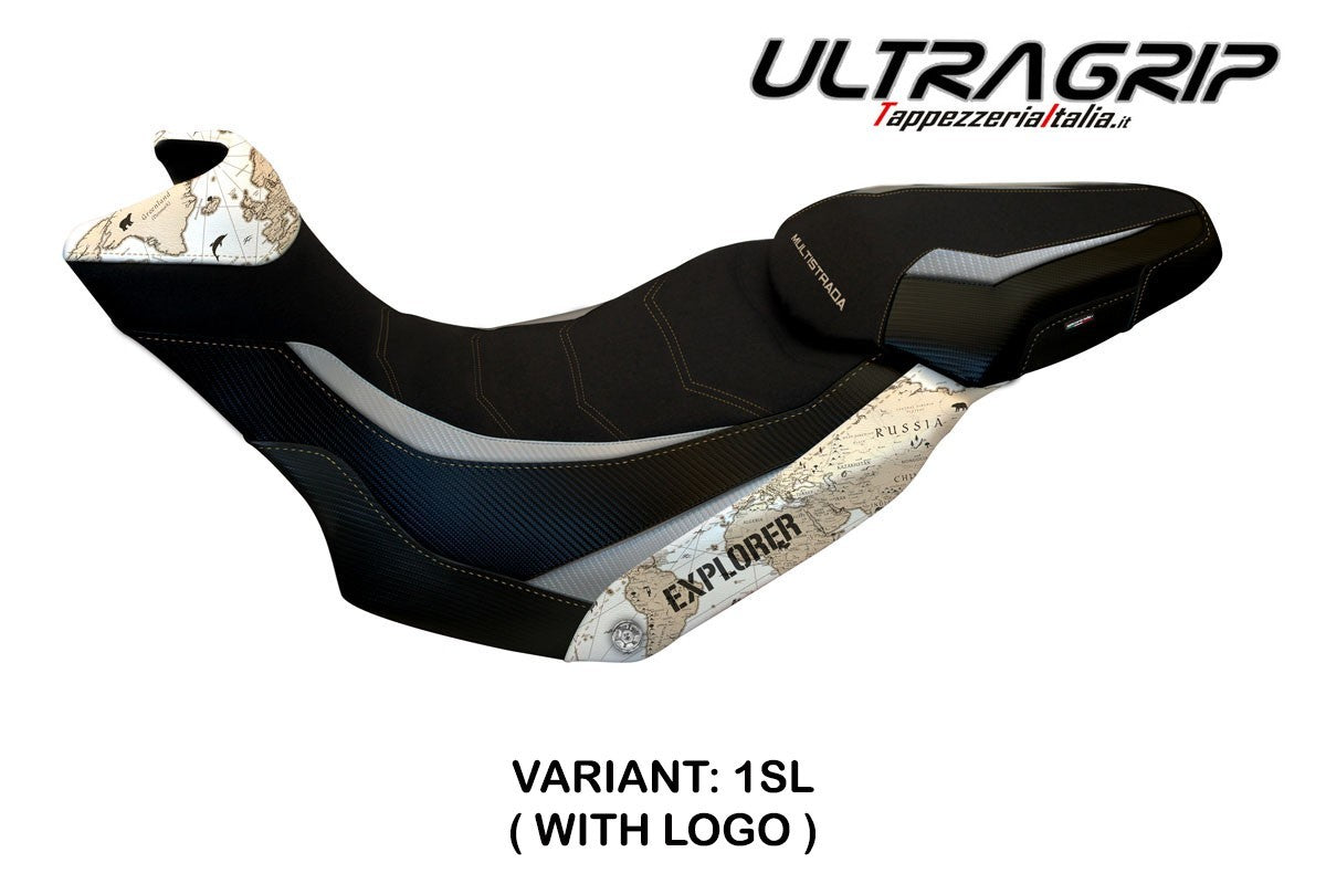 Yhteensopiva istuinpäällinen - Ducati Multistrada 1200 / 1260 Enduro 2016 - 2021 - mod Lux ??Mps Ultragrip