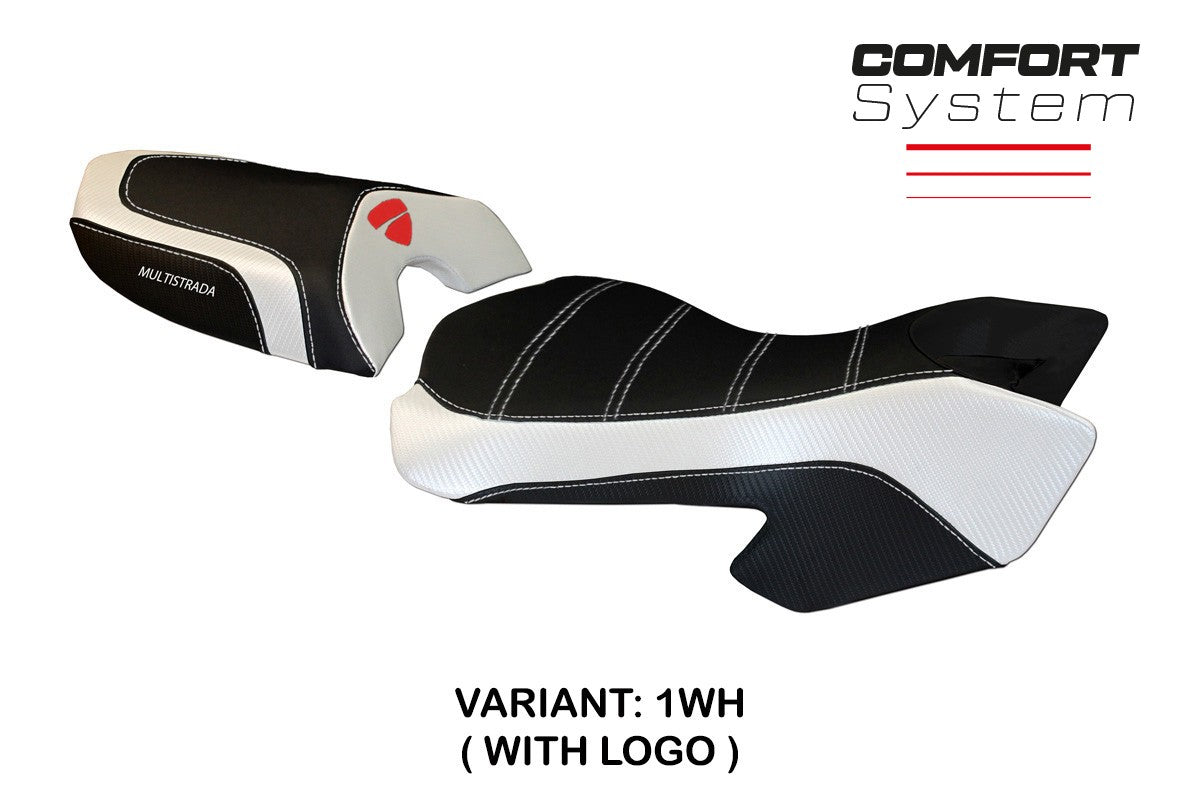 Yhteensopiva istuinpäällinen - Ducati Multistrada 620 / 1000 / 1100 2003 - 2009 - mod Sciacca Color Comfort System