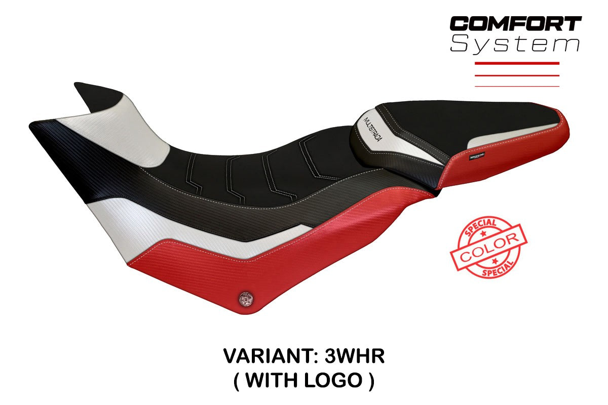 Yhteensopiva istuinpäällinen - Ducati Multistrada 950 2017-2021 - mod Praga Special Color Comfort System