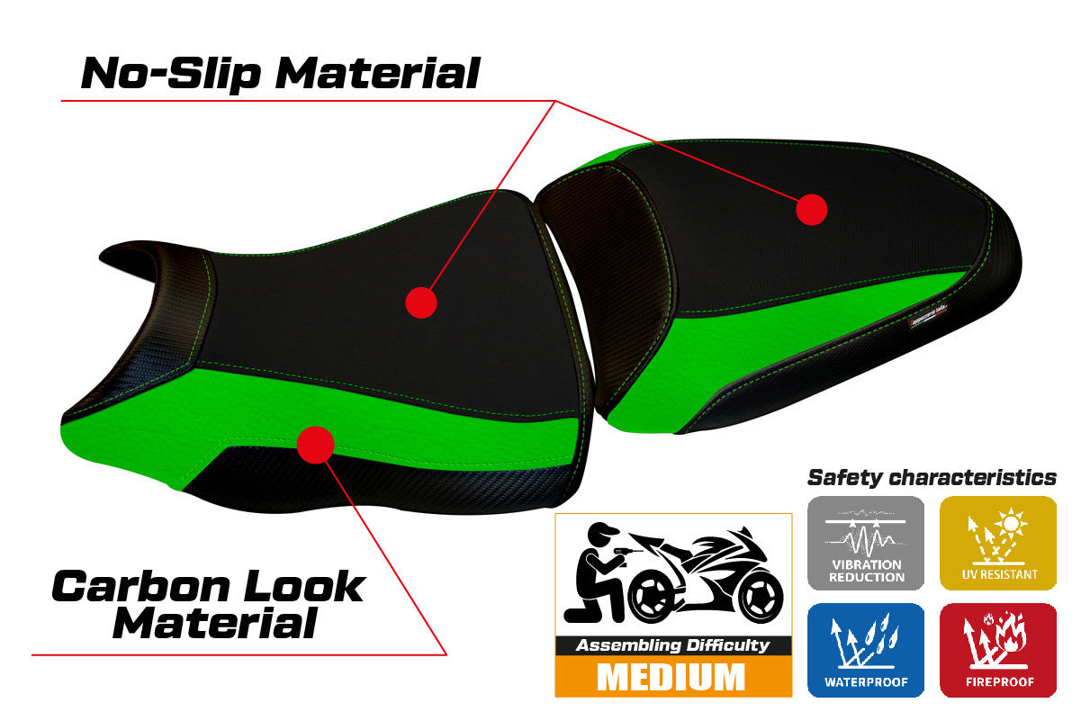 Istuinpäällinen yhteensopiva - Kawasaki ER-6N / ER-6F 2012 - 2016 - mod Leeds 1