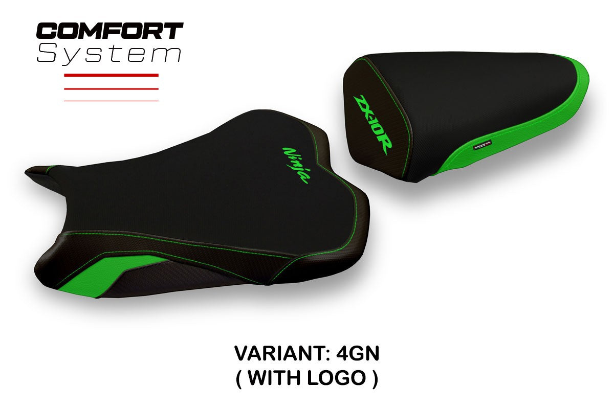 Yhteensopiva istuinpäällinen - Kawasaki Ninja ZX 10 R 2008 - 2010 - mod Agra 2 Comfort System