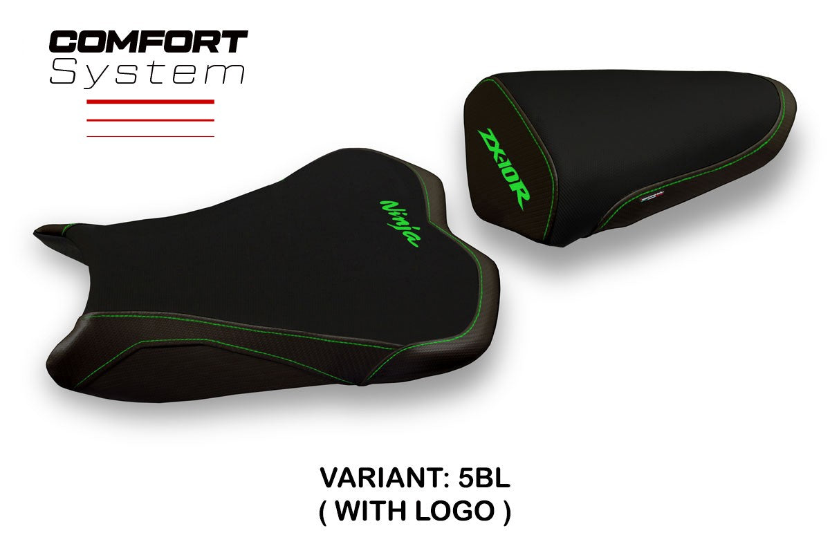 Yhteensopiva istuinpäällinen - Kawasaki Ninja ZX 10 R 2008 - 2010 - mod Agra 2 Comfort System
