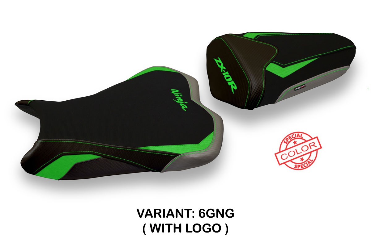 Yhteensopiva istuinpäällinen - Kawasaki Ninja ZX 10 R 2008 - 2010 - mod Riga Special Color