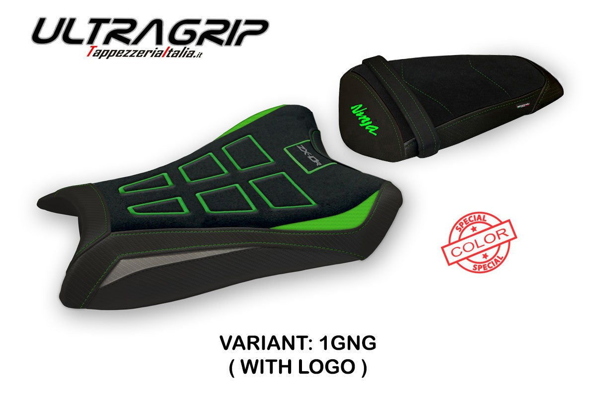 Yhteensopiva istuinpäällinen - Kawasaki Ninja ZX 10 R 2011 - 2015 - mod Perlis Special Color Ultragrip