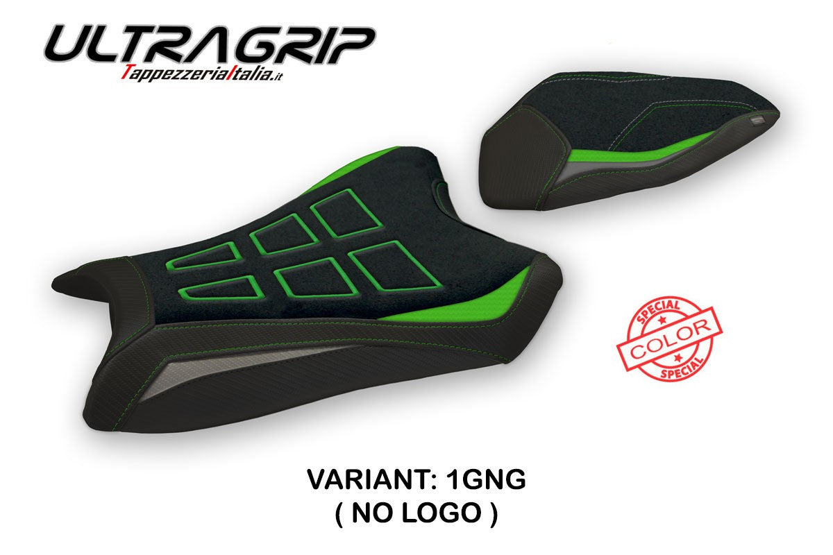 Yhteensopiva istuinpäällinen - Kawasaki Ninja ZX 10 R 2016 - 2020 - mod Bejar Special Color Ultragrip