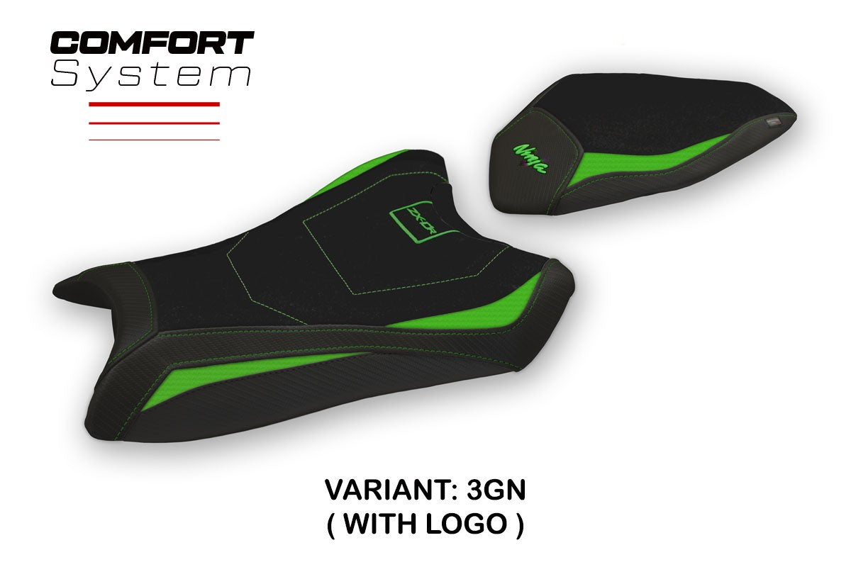 Yhteensopiva istuinpäällinen - Kawasaki Ninja ZX 10 R 2016 - 2020 - mod Hervas Comfort System