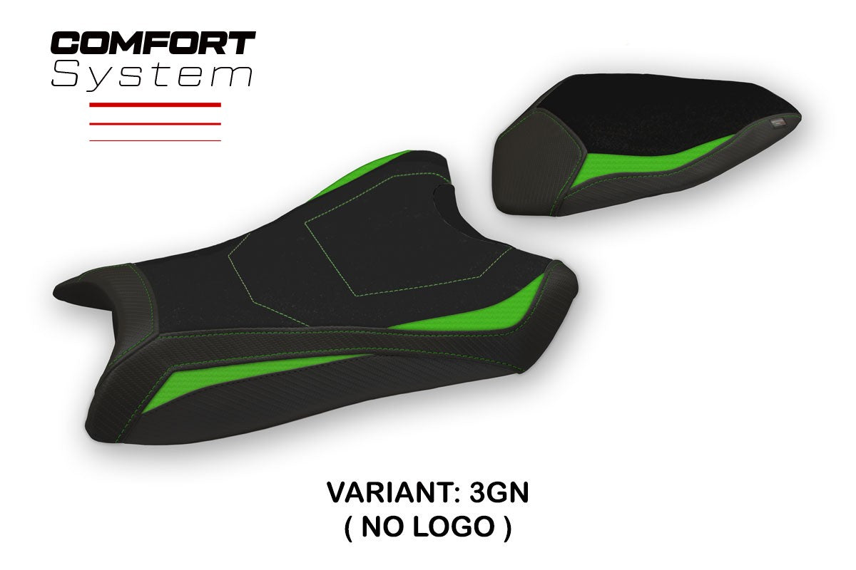 Yhteensopiva istuinpäällinen - Kawasaki Ninja ZX 10 R 2016 - 2020 - mod Hervas Comfort System