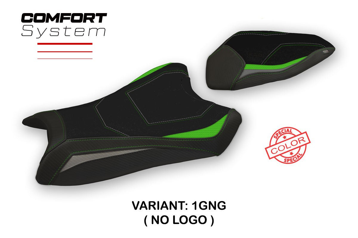 Yhteensopiva istuinpäällinen - Kawasaki Ninja ZX 10 R 2016 - 2020 - mod Hervas Special Color Comfort System