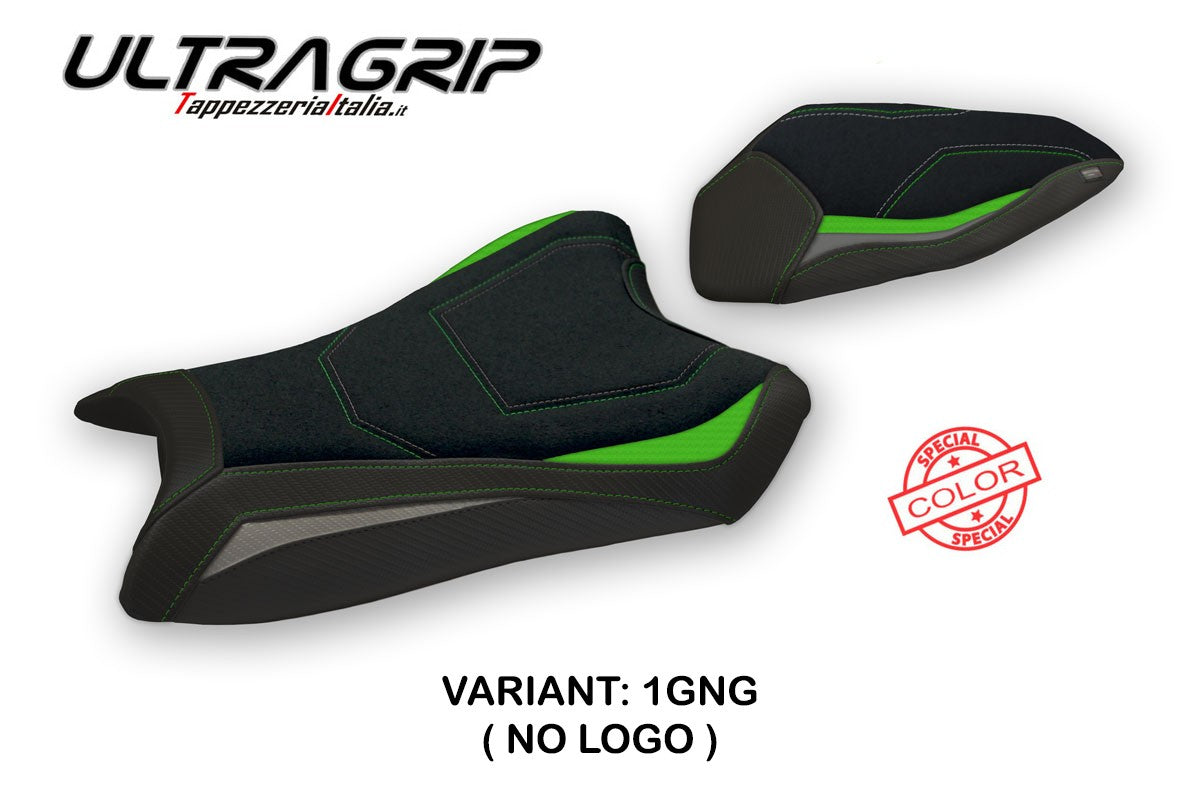 Yhteensopiva istuinpäällinen - Kawasaki Ninja ZX 10 R 2016 - 2020 - mod Monroy Special Color Ultragrip