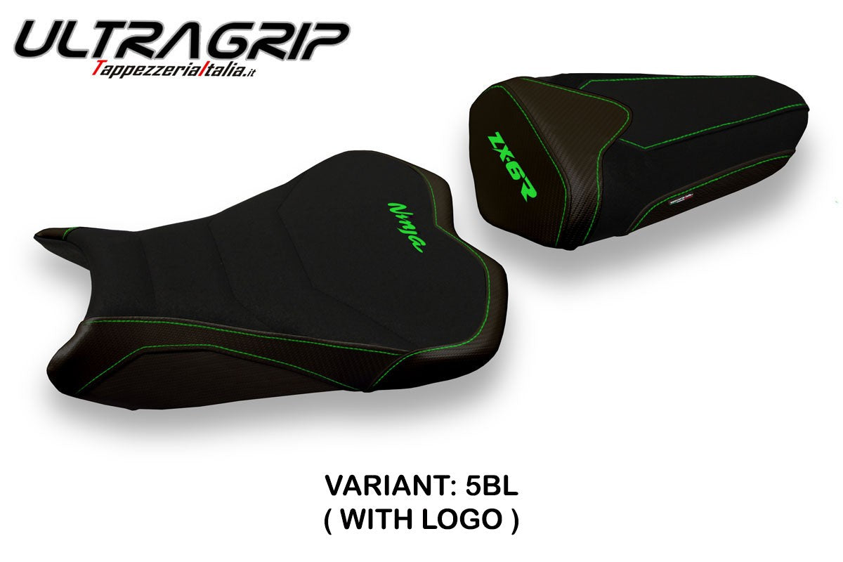 Yhteensopiva istuinpäällinen - Kawasaki Ninja ZX 6 R 2009 - 2012 - mod Cracovia 2 Ultragrip