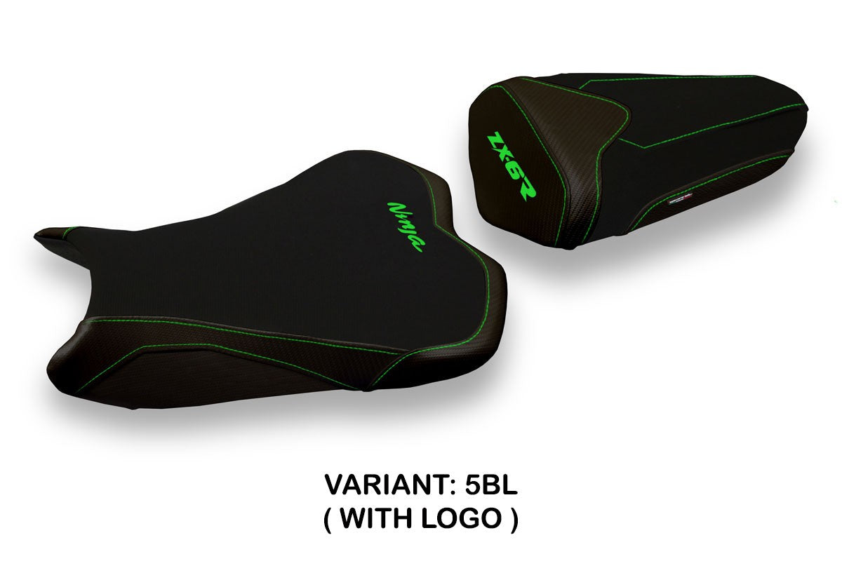 Yhteensopiva istuinpäällinen - Kawasaki Ninja ZX 6 R 2009 - 2012 - mod Sandy 2
