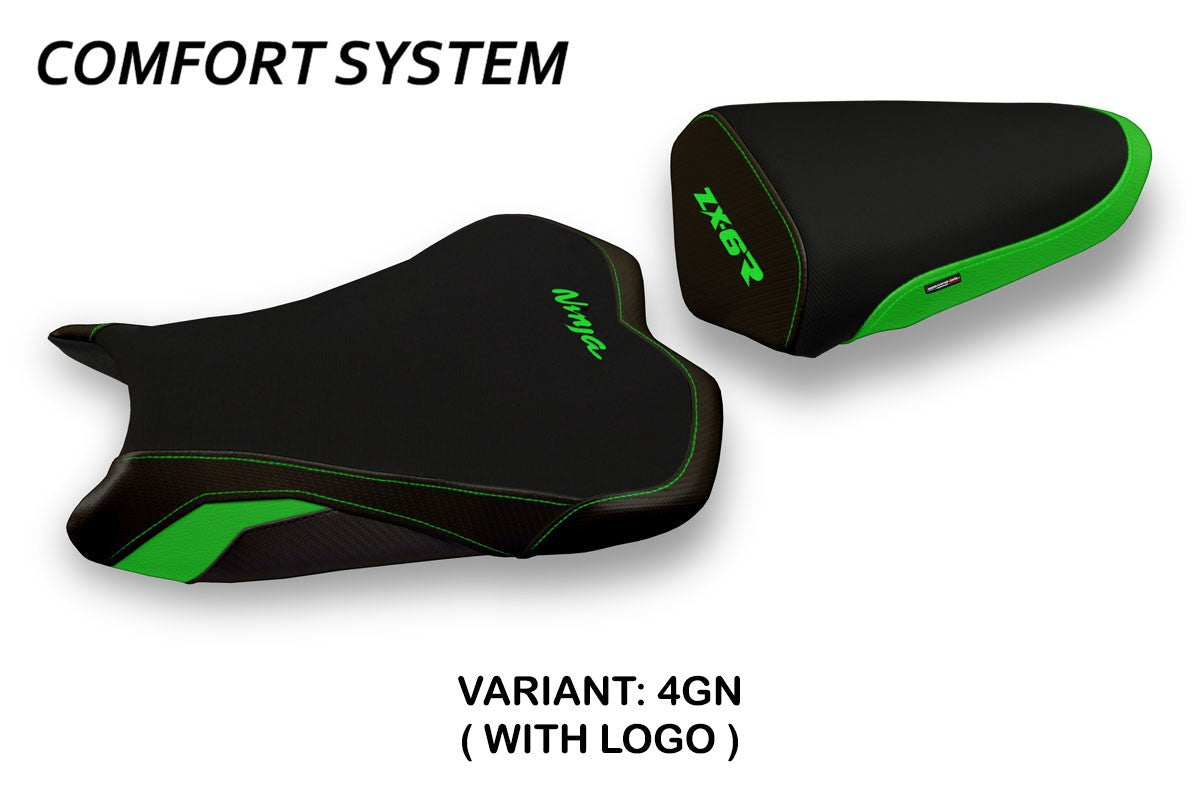 Yhteensopiva istuinpäällinen - Kawasaki Ninja ZX 6 R 2013 - 2018 - mod Luanda 2 Comfort System