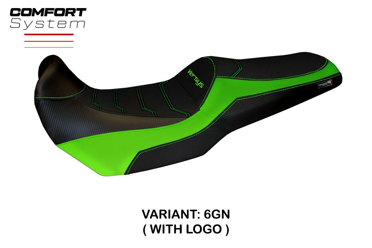 Yhteensopiva istuinpäällinen - Kawasaki Versys 1000 2011-2018 - mod Lampedusa Color Comfort System