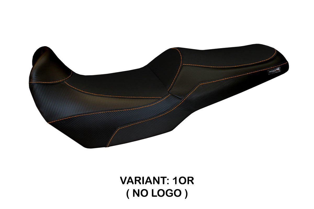 Yhteensopiva istuinpäällinen - Kawasaki Versys 1000 2011-2018 - mod Lampedusa Total Black