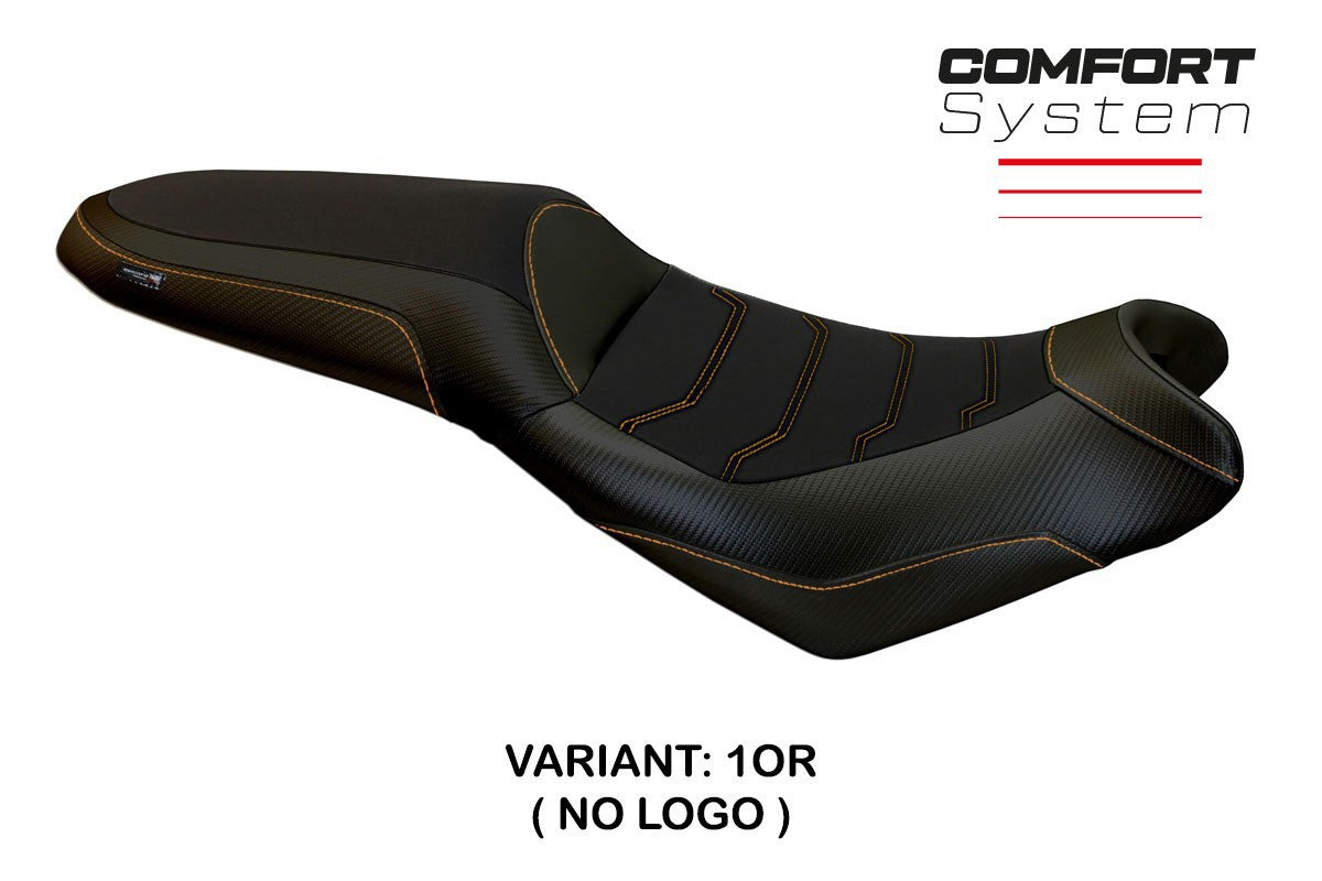 Yhteensopiva istuinpäällinen - Kawasaki Versys 650 2007-2025 - Elba Total Black Comfort System -modifikaatio