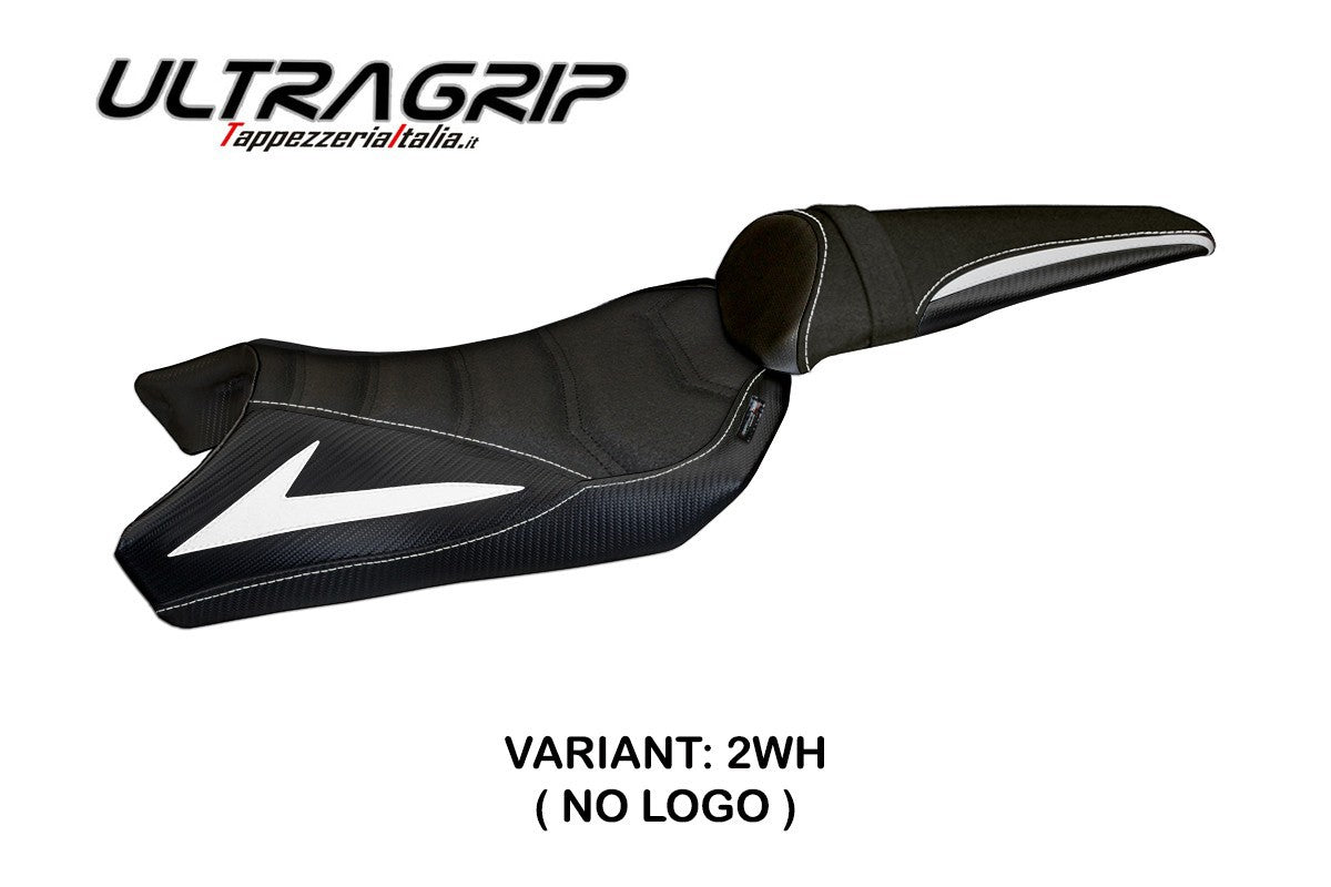 Yhteensopiva istuinpäällinen - Kawasaki Z 1000 2010 - 2013 - mod Berna Total Black Ultragrip