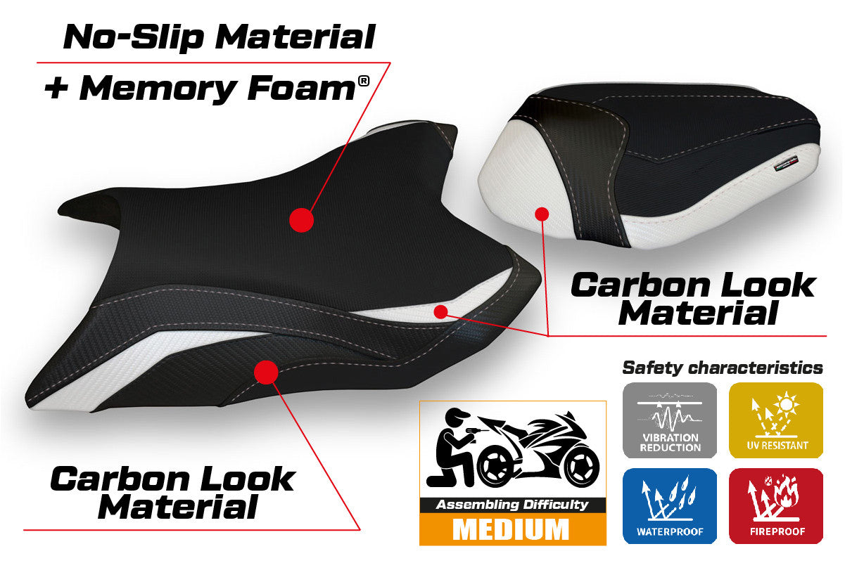Yhteensopiva istuinpäällinen - Kawasaki Z 800 2013 - 2016 - mod Kemi Comfort System