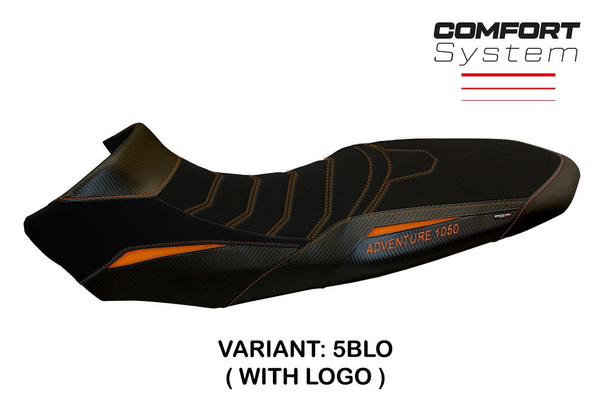 Yhteensopiva istuinpäällinen - KTM 1050 Adventure 2015-2016 - mod Davao Comfort System