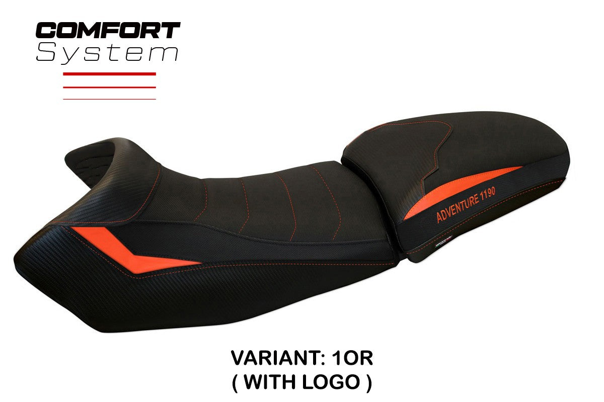 Yhteensopiva istuinpäällinen - KTM 1190 Adventure 2013-2016 - mod Fasano Comfort System