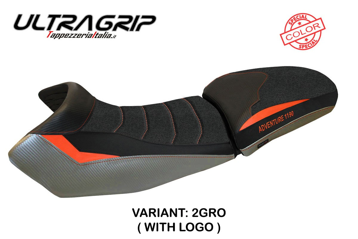 Yhteensopiva istuinpäällinen - KTM 1190 Adventure 2013-2016 - mod Fasano Special Color Ultragrip
